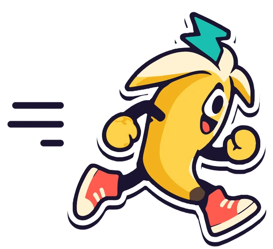 Banana Bolt mascot